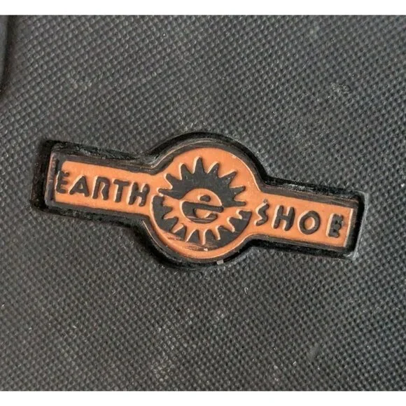 Earth Shoes Marion Leather Ankle Boots Women's Size 7 Chunky Black Zip Shoes - Picture 10 of 16